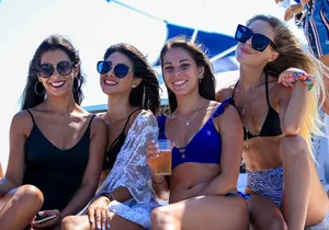 Isla Mujeres luxury catamaran with premium open bar and lunch