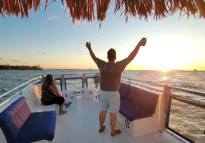 Sunset Dolphin Cruise with Sanibel Lighthouse Views