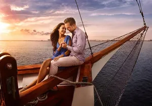 Amazing Romantic Dinner on a Spanish Galeon with Saxophone Music