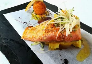 Tasting of flavors Mexican Food and margaritas tasting