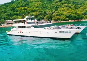 Mega Yacht ALL INCLUSIVE Yelapa Waterfall & Snorkeling Adventure