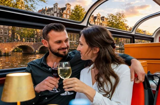 Amsterdam Wine and Cheese Guided Evening Cruise