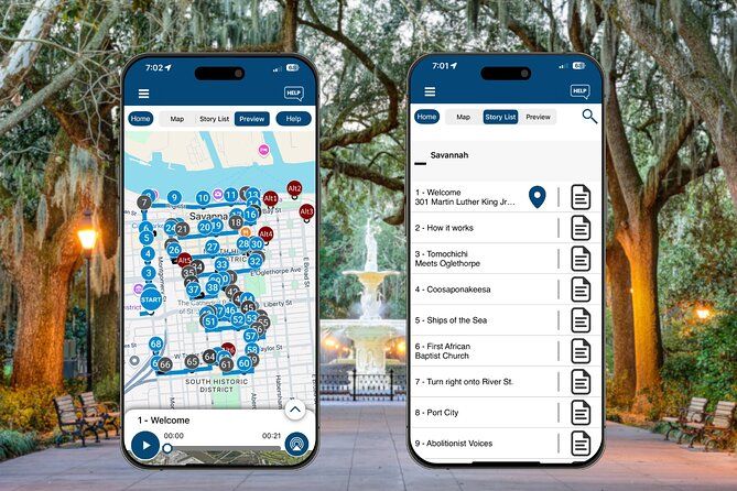 Historic Savannah Self-Guided Walking Audio Tour