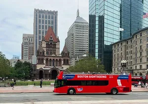 Boston Sightseeing Single Ride Pass With Double Decker Tour Bus