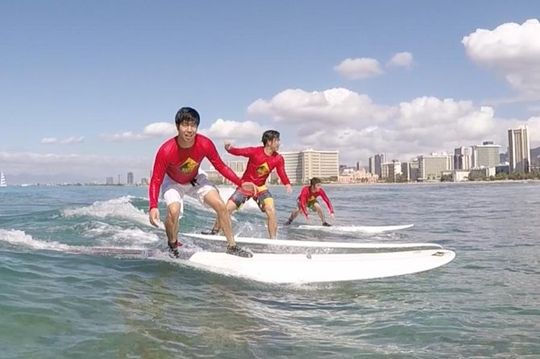 Family, Private & Group Bodyboard Lessons in Waikiki