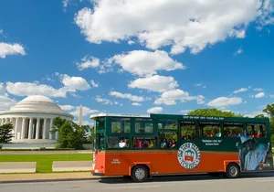 Hop-On Hop-Off 21 Stop Trolley Tour + Arlington Cemetery
