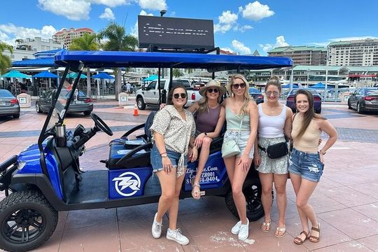 Tampa Heights Private Brewery Tour by Custom Golf Cart