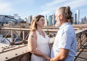 Professional Photoshoot at Brooklyn Bridge in New York