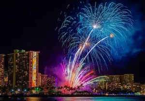 Board from Waikiki Beach for Friday Night Fireworks Sail on Hāwea