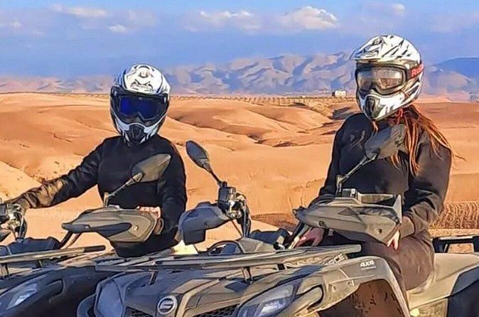 Agafay Desert Sunset Quad Biking & Dinner show from Marrakech