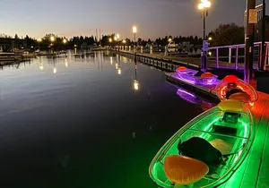 Evening LED Glow Clear Kayak Tour in Lake Tahoe