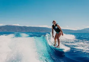 Private Wakesurf/Wakeboard Boat Charter Lake Tahoe