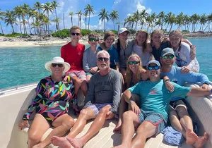 Private 32-Foot Boat Adventure: Snorkel, Sip & Fishing