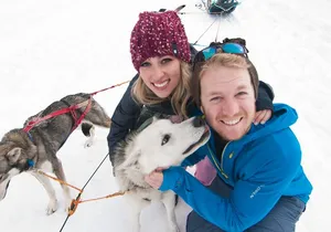 1.5 Hr - Winter Dog Sledding in Knik, Alaska
