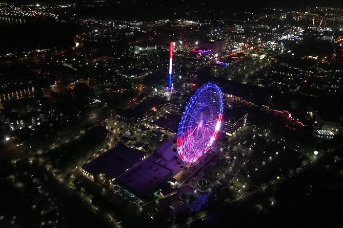 After-hours 23 Miles Private Helicopter Tour over Orlando Eye