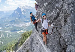 Small-Group Guided Via Ferrata Climbing with Banff's Best Views