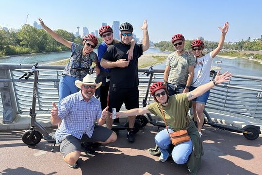Calgary City Highlights 2 Hour E-Scooter Tour
