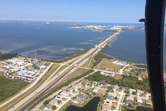 Take a thrilling 85 Miles Private Helicopter Tour to Space Coast