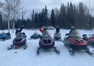 1 Hour Snowmobile Tour in Fairbanks Alaska
