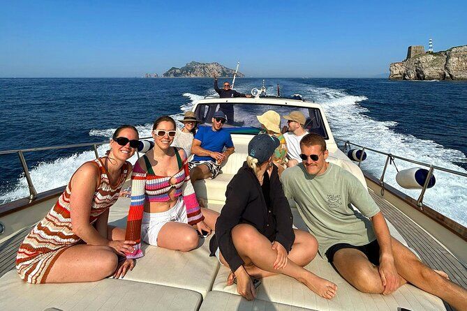 From Sorrento: Amalfi Coast Boat Tour up to 8 people