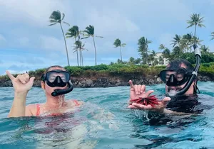 Guided Snorkeling for Beginners with Flotation Wetsuit