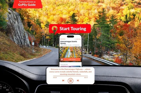 Self-Guided Audio Driving Tour in Kancamagus Highway