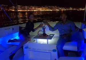 Romantic night ocean boat trip for 2