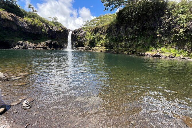 Waiale Waterfalls hike and swim with Native Hawaiian