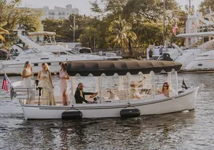 Private Luxury Miami River E-Boat Cruise & Wine and Charcuterie