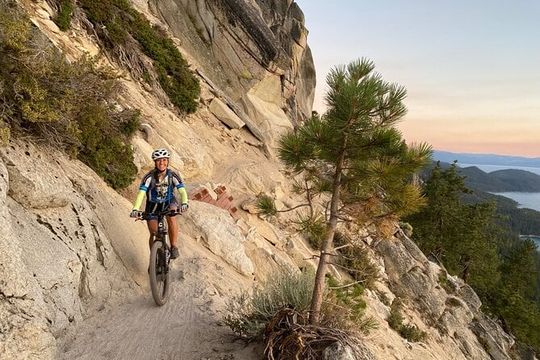 Guided Scenic Bike Experience above Lake Tahoe's East Shore