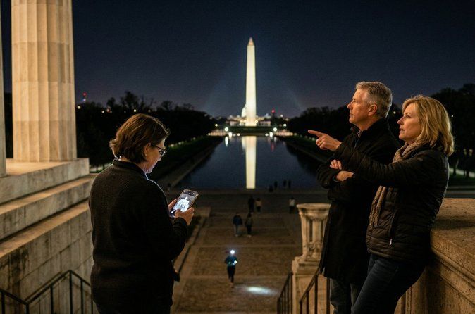 Private Evening Tour in Washington with Monuments