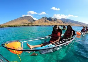 Clear Bottom Kayak and Snorkel Experience at Turtle Reef Olowalu