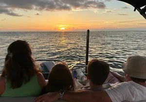 Sunset Tour in Naples Bay on a New Godfrey- All included