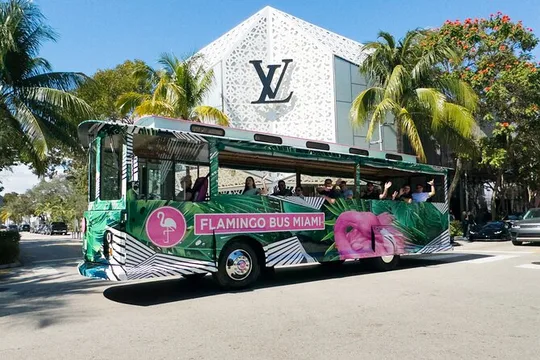 Flamingo Bus Miami Open-Air Trolley | 2-Hour Miami Bus Tour