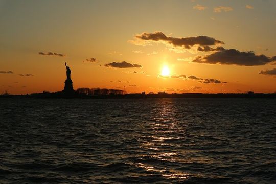 NYC Skyline and Statue of Liberty Harbor Lights Night Cruise