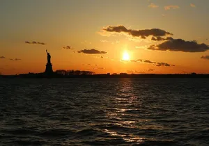 NYC Skyline and Statue of Liberty Harbor Lights Night Cruise