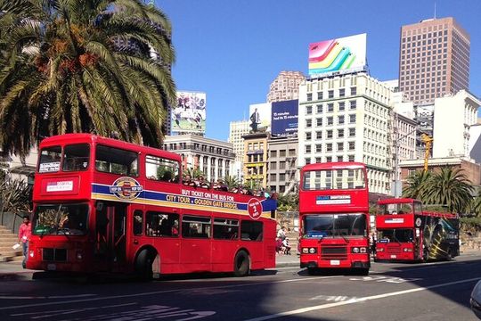 Hop-On Hop-Off Deluxe Bus Tour of San Francisco: 2 Days, 20 Stops