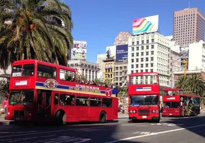 Hop-On Hop-Off Deluxe Bus Tour of San Francisco: 2 Days, 20 Stops