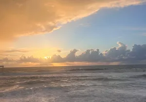 Hiking along Pacifica State Beach Coastline