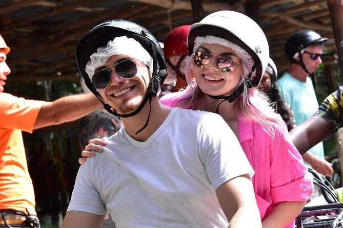 ATV's Shared, Ziplines & Cenote! Half-Day from Cancun