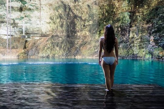 Ancient Ek Balam! Valladolid + Sacred Cenote from Riviera Maya