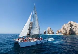 Catamaran Snorkel at Los Cabos! Gorgeous Snorkel & Party + Round Transportation