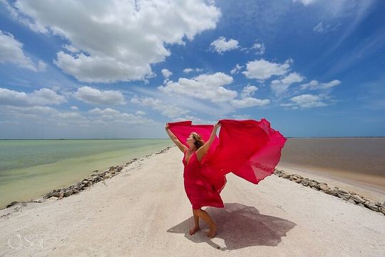 Pink Lake and Flamingo Sightseeing in Rio Lagartos