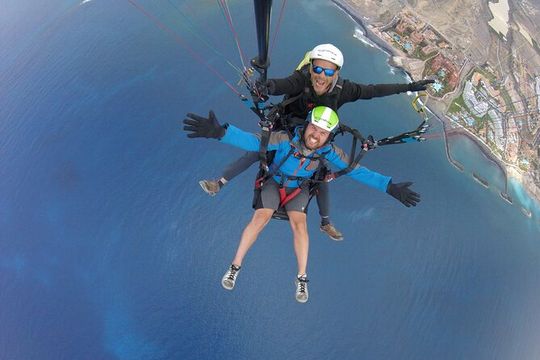 Paragliding Tandem Flight in Tenerife South ADRENALINE!