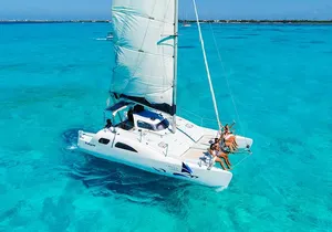 Private Catamaran from Cancun to Isla Mujeres for up to 13 People