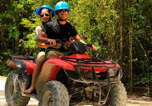 Adrenaline Combo 3x1 Zipline, ATV (Shared) & Cenote - Departures Cancún