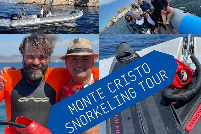 Private 3-Hour Snorkeling Tour near Monte Cristo from Marseille with Guide