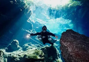 1 day of diving in Cenotes price for 2 certified divers
