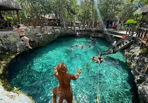 Eco Day! Cenote Zemway & Cenote Zacil Ha with Lagoon From Cancun