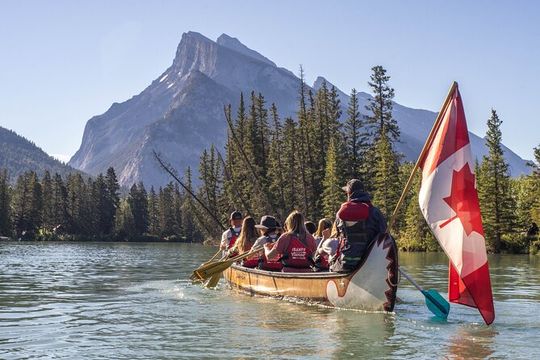 River Explorer | Big Canoe Tour in Banff National Park